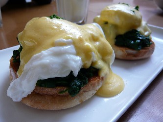 Image of Baked Eggs Florentine, Recipe Key