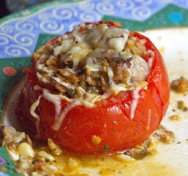 Image of Baked Stuffed Tomatoes, Recipe Key