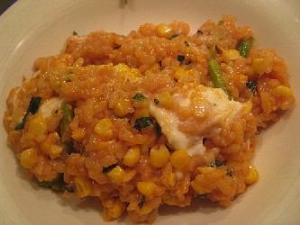 Image of Corn Risotto, Recipe Key