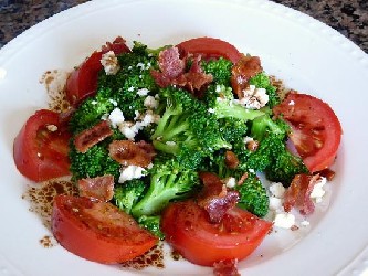 Image of Marinated Broccoli And Tomato Salad, Recipe Key