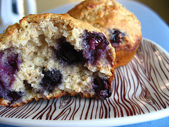 Image of Oatmeal Blueberry Muffins, Recipe Key