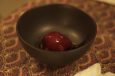 Image of Red Wine Poached Pears, Recipe Key
