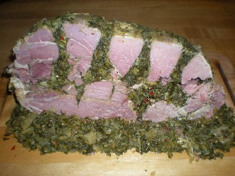 Image of Southern Maryland Stuffed Ham, Recipe Key