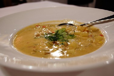 Image of Southwestern Crab And Corn Chowder, Recipe Key