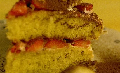 Image of Strawberry Cake, Recipe Key