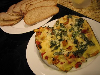 Image of Stuffed Eggplant, Recipe Key