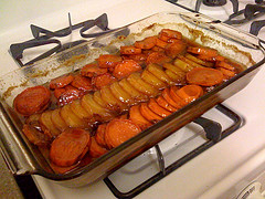 Image of Thanksgiving Candied Yams, Recipe Key
