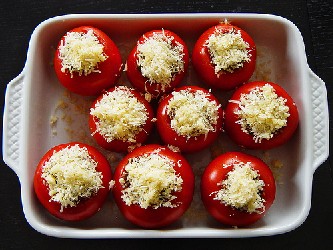 Image of Broccoli Stuffed Tomatoes, Recipe Key