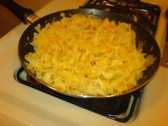 Image of Orange Carrots With Noodles, Recipe Key