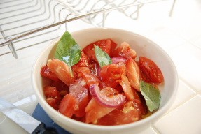 Image of Heirloom Tomato Salad, Recipe Key