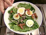 Image of Spinach Salad With Warm Bacon Dressing, Recipe Key