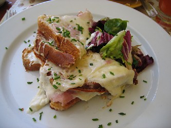 Image of A Croque Monsieur Salad, Recipe Key