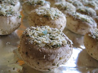 Image of Fresh Stuffed Mushrooms, Recipe Key