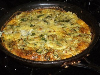 Image of Denver Eggs Frittata, Recipe Key