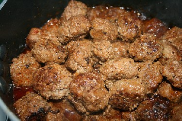 Image of Barbecued Meatballs, Recipe Key