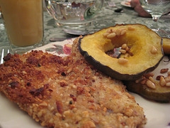 Acorn Squash With Pine Nuts