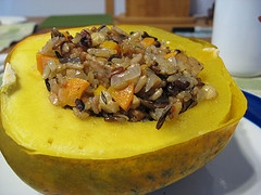 Acorn Squash & Wild Rice