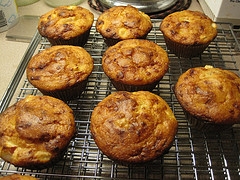 Apple-Cheddar Muffins