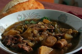 Baked Lamb Stew with Fresh Rosemary