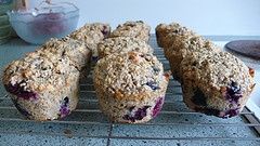 Banana Blueberry Muffins