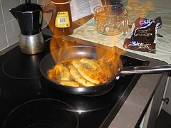 Bananas Flambe