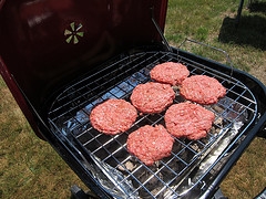Barbecued Hamburger Patties