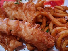 Beer Batter Halibut