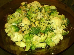 Broccoli Cauliflower Salad