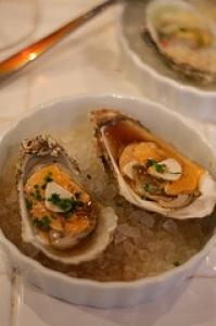 Broiled Garlic Oysters