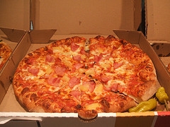 Canadian Bacon Pizza