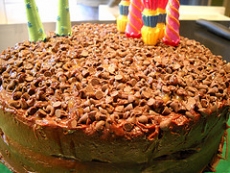 Caramel Chocolate Chip Cake