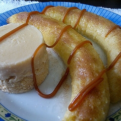 Caramel Fried Apples Or Bananas