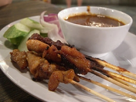 Chicken Satay -  With S