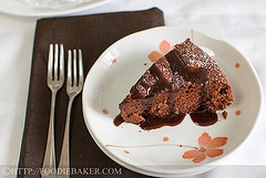 Chocolate Almond Rum Cake