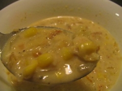 Corn, Potato & Cheddar Chowder