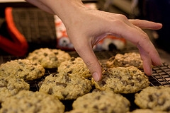 Double Chocolate Oat Cookies