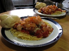 Garlic Shrimp Pasta