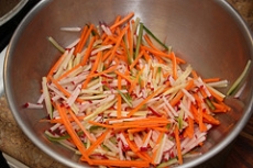 Glazed Julienne Carrots