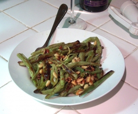 Green Beans With Pine Nuts