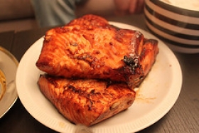 Grilled Salmon and Marinade
