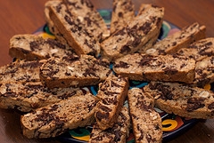 Hazelnut Chocolate Biscotti