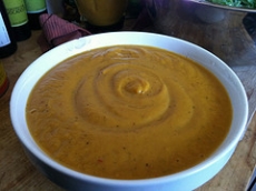 Homemade Apple and Butternut Squash Soup