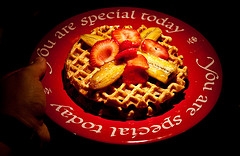Honey and Whole Wheat Waffles