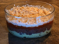 Layered Black Bean Dip
