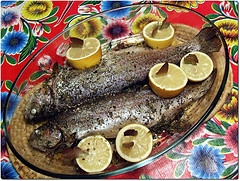 Lemon Stuffed Trout