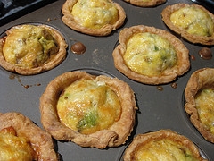 Mini Mushroom Quiche