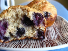 Oatmeal Blueberry Muffins