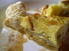 Pear Bread Pudding