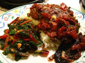 Roasted Peppers with Basmati Rice