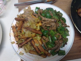 Stir-Fried Beef and Celery